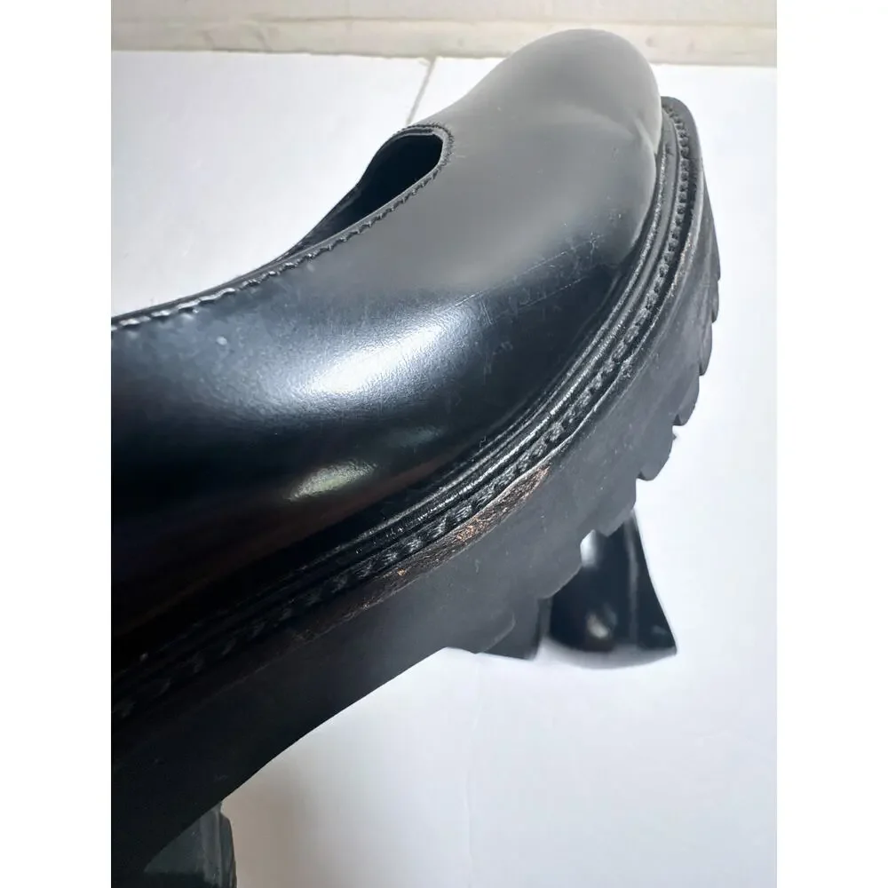 Jeffrey Campbell Black Patent Mary Jane Platform Lug Soles